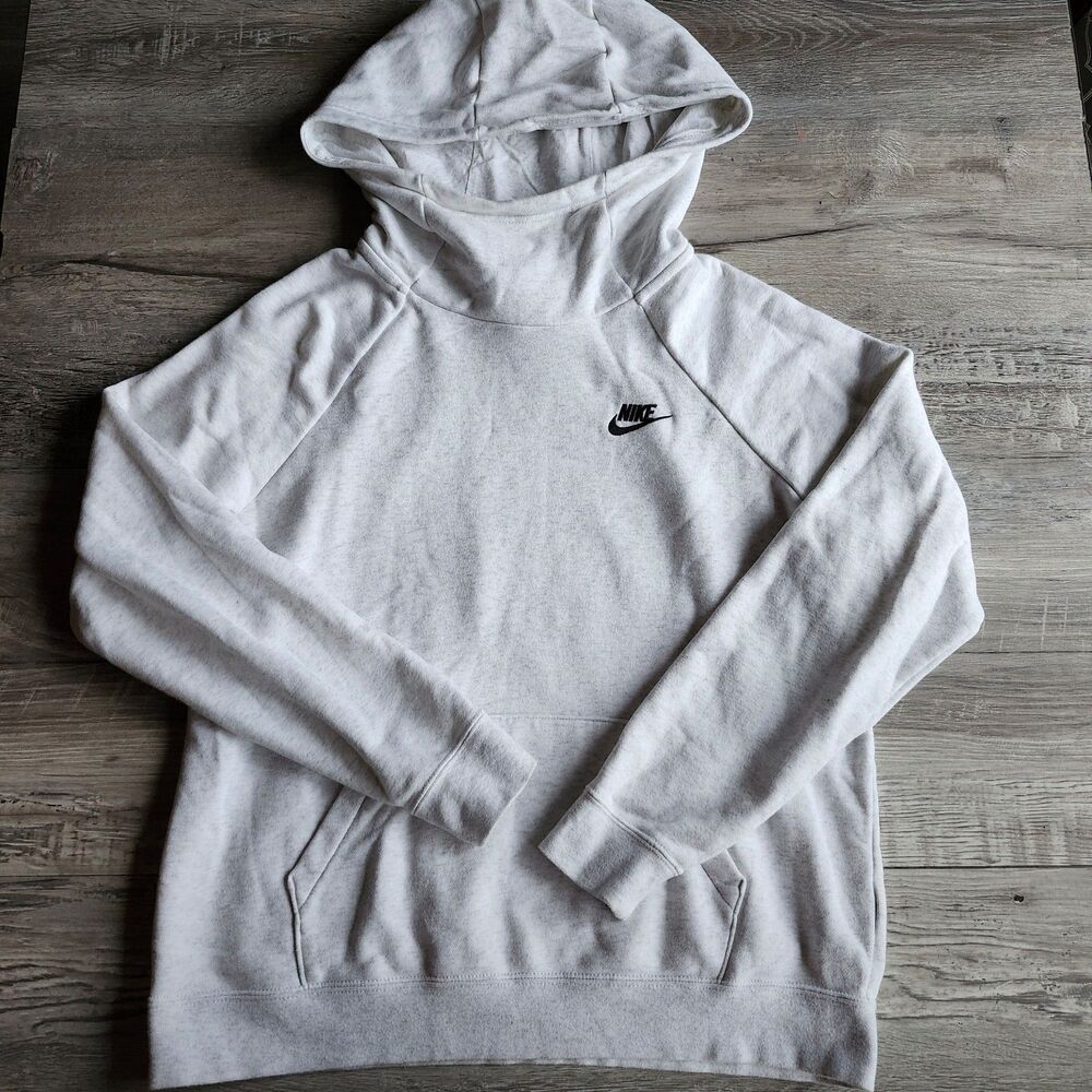 (M) Nike Sportswear Essential Women's Funnel-Neck Fleece Pullover Hoodie